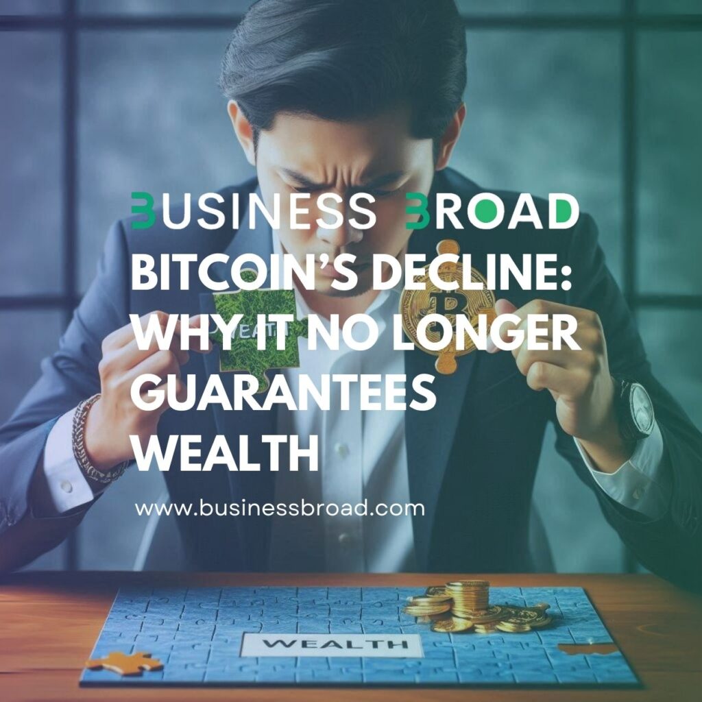 Bitcoin’s Decline: Why It No Longer Guarantees Wealth