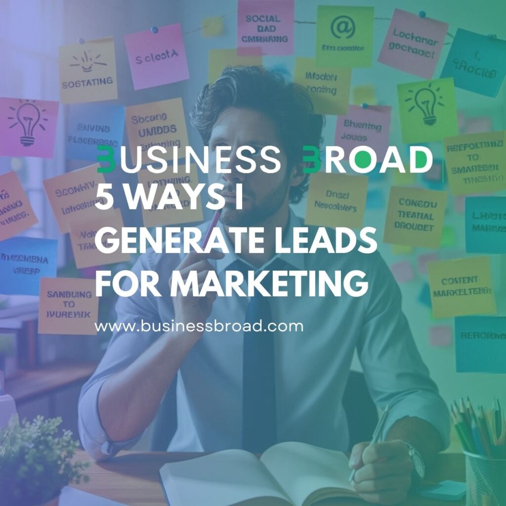 5 Ways I Generate Leads for Marketing