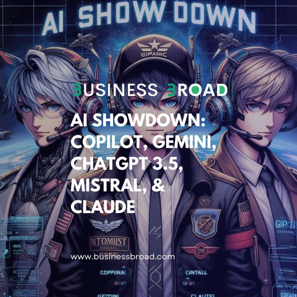 AI Showdown: Copilot, Gemini, ChatGPT 3.5, Mistral, & Claude