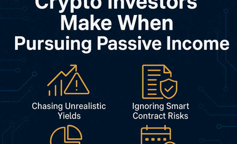  Top Mistakes Crypto Investors When Pursuing Passive Income